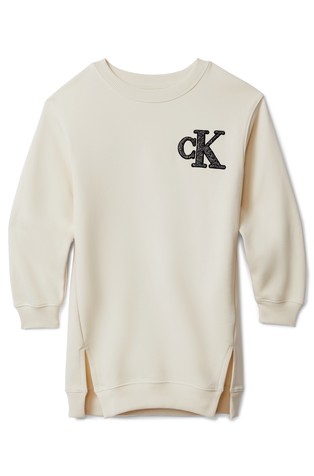 CK monogram pamučna haljina