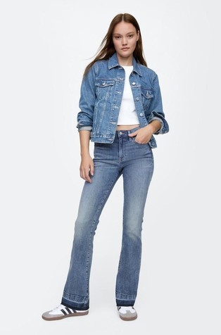 Ženske bootcut jeans hlače