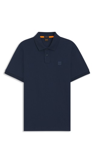 Slim fit polo majica od rastezljivog pamuka s logo našivkom
