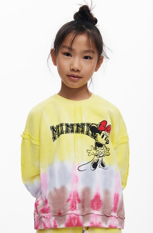 Minnie Mouse™ pulover s tie-dye uzorkom