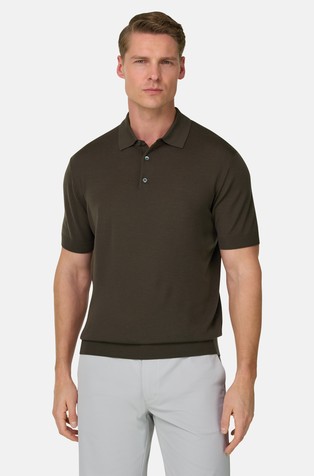 Pletena vunena polo majica kratkih rukava