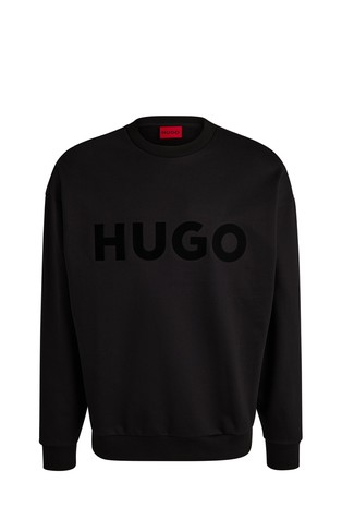 Oversized fit pamučni pulover s logotipom