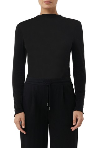 Poluprozirna pletena majica dugih rukava