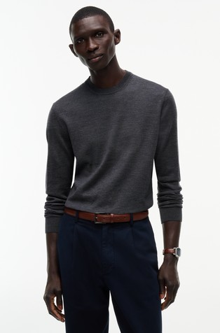 New York Label pleten vuneni pulover