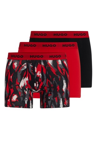 Paket od 3 para pamučnih bokserica s logo obrubom