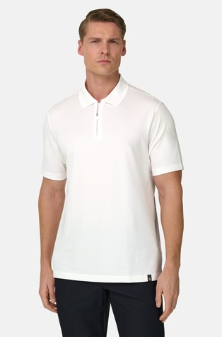 High-Performance Piqué Polo Shirt with S-Cafè® Yarn