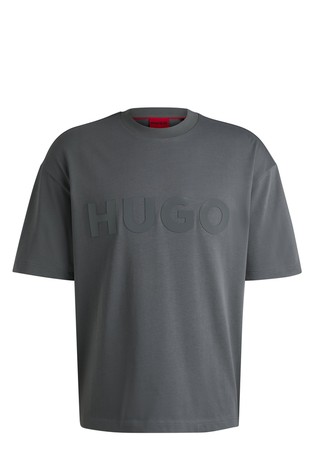 Oversize fit logo majica od pamučne jersey tkanine