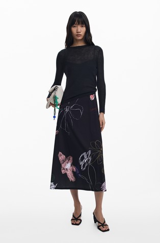 2-u-1 haljina s printom ilustracija