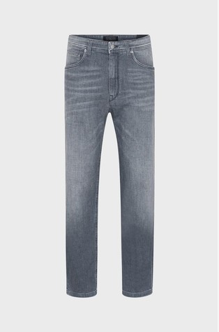 Regular fit jeans hlače od mekog denima s ispranim izgledom