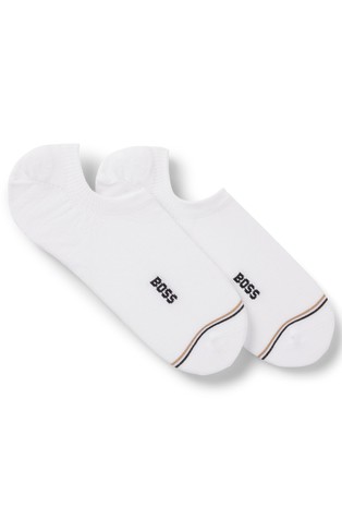 Paket od 2 para logo stopalica od mješavine pamuka