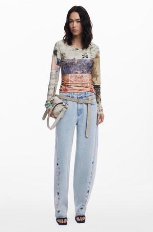 Majica s printom kolaža