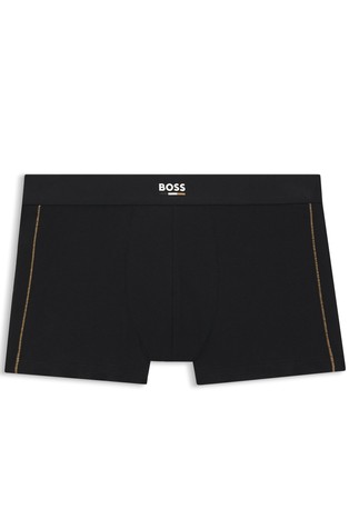 Stretch-cotton trunks with seam stitching