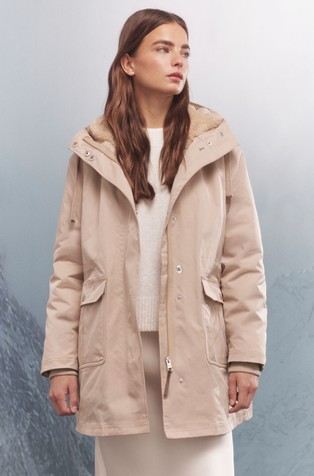 2-u-1 vodoodobojna parka s kapuljačom