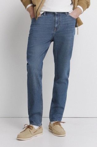 Washed slim fit jeans