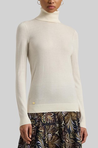 Pletena dolčevita od mješavine svile