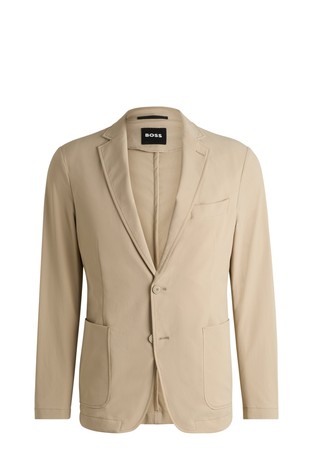 Slim fit sako od rastezljive softshell tkanine