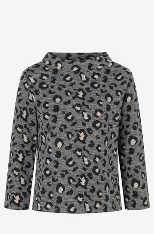 Sweatshirt with Leo print