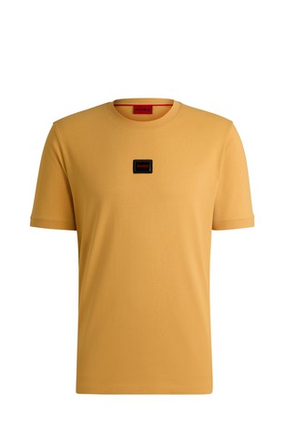 Pamučna majica s gumiranim logo našivkom