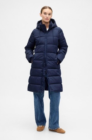 Ženska duga jakna s kapuljačom