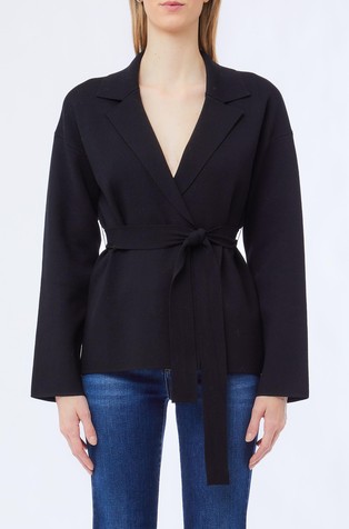 Kardigan s trakom za vezanje