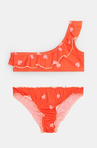 Dvodijelni kupaći kostim s otiskom srca