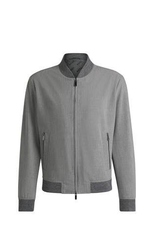 Slim fit bomber jakna od rastezljive tkanine