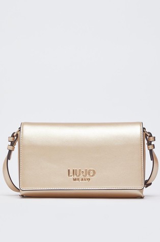 Small shoulder bag in faux-leather