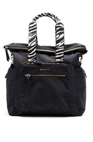 Ruksak od najlona sa zebrastim detaljima