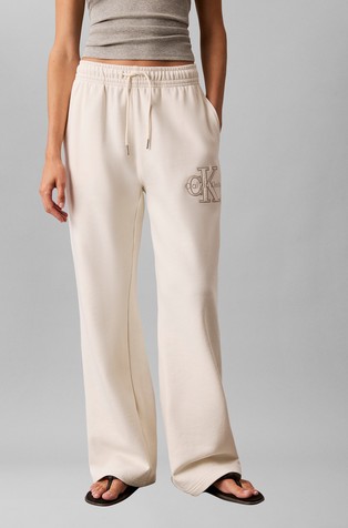 Relaxed fit pamučni donji dio trenirke s monogramom