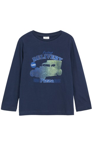 Long-sleeve T-shirt with artwork