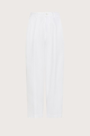 Hlače od mješavine pamuka i lana