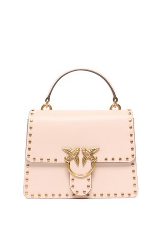 Love Bag One mini kožna torbica s ručkom i zakovicama