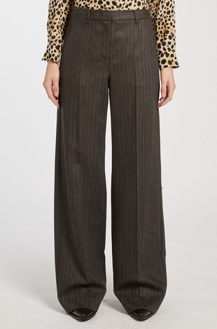 Prugaste hlače od djevičanske vune