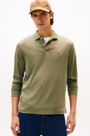 Regular fit polo majica dugih rukava