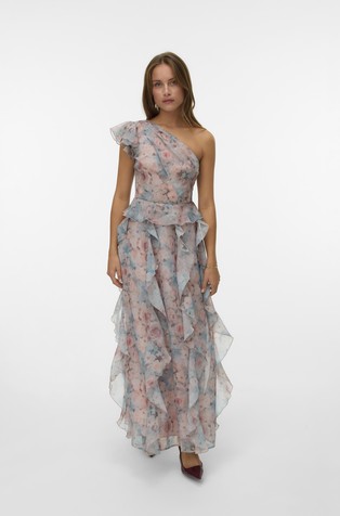 VMSABRINA long dress with flounces