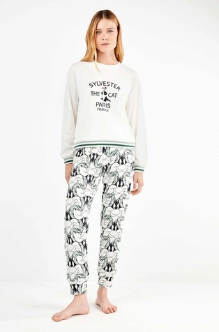Looney Tunes Pajama Set in Interlock Knit
