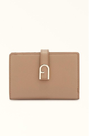 Leather compact wallet