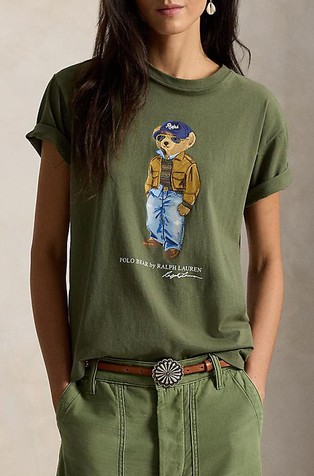 Polo Bear Cotton Jersey Tee