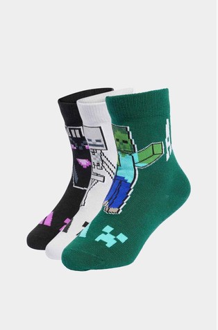 adidas x Minecraft paket od 3 para čarapa