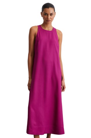 Flared sleeveless dress