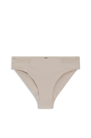 Low-rise briefs with logo pattern