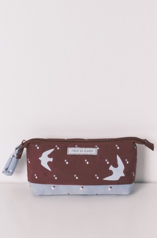 Manja kozmetička torbica s otiskom