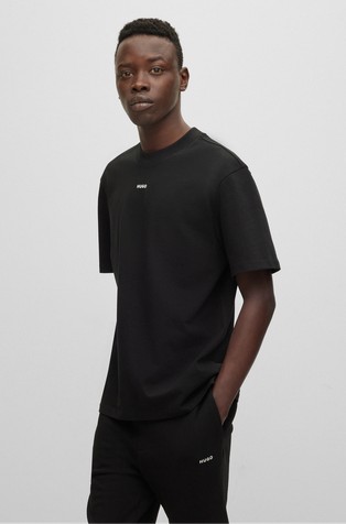 Relaxed fit pamučna logo majica kratkih rukava