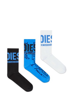 Paket od 3 para logo čarapa od mješavine pamuka
