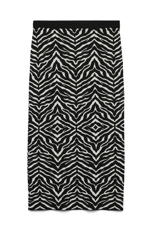 VMARIA Knitted skirt with pattern