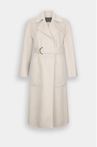 Kaput od mješavine vune s remenom