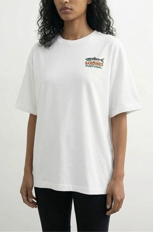 TSPREMIUM pamučna majica s otiskom sprijeda ili straga