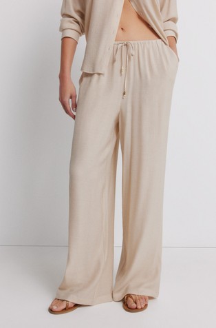 Široke hlače od mješavine viskoze