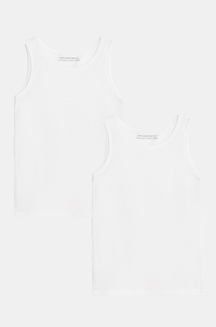 Paket od 2 potkošulje od elastičnog organskog pamuka