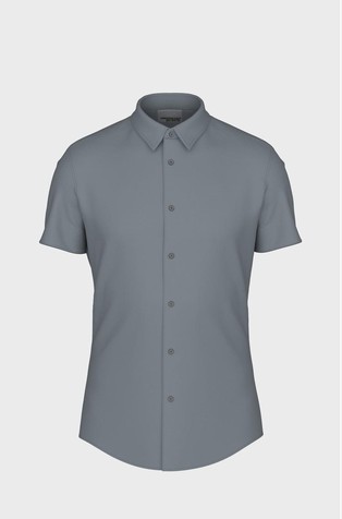 Košulja kratkih rukava od rastezljivog pamuka